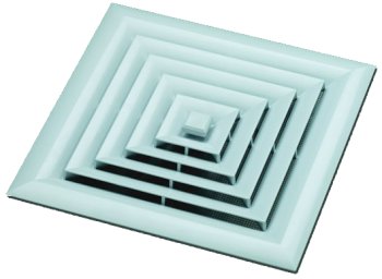 A ceiling register A ceiling register